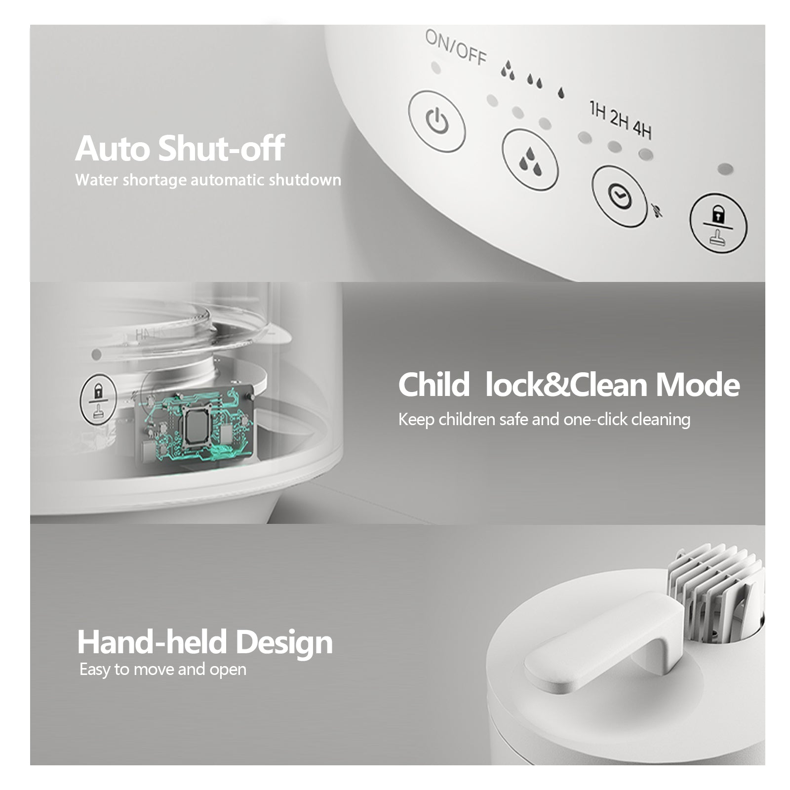 Humidificateur à vapeur 3L pour la chambre