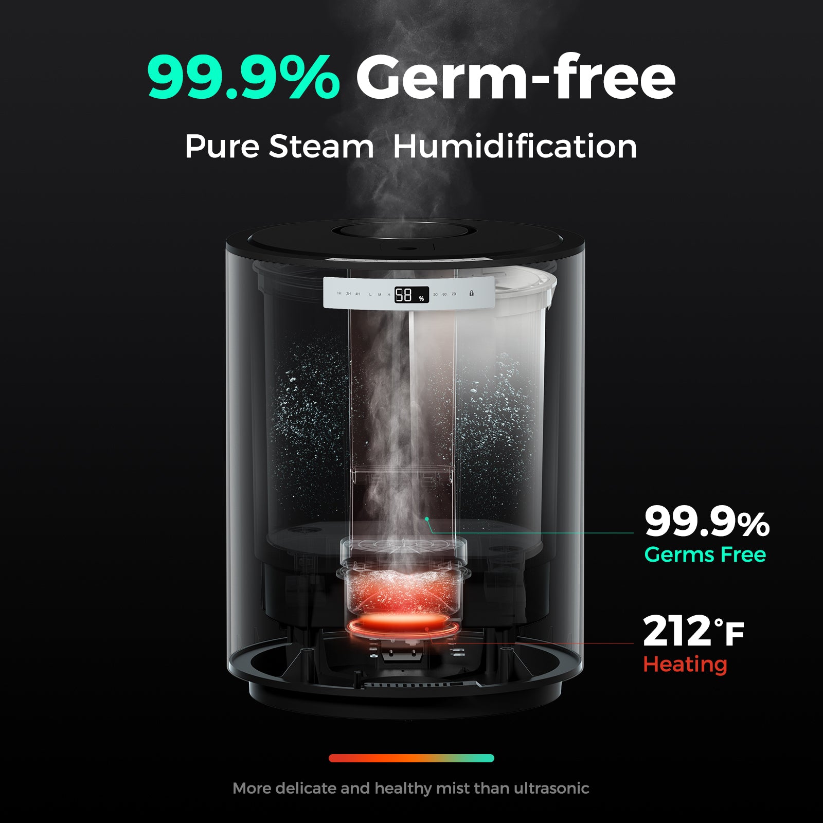 Humidificateur à vapeur 10L Steam