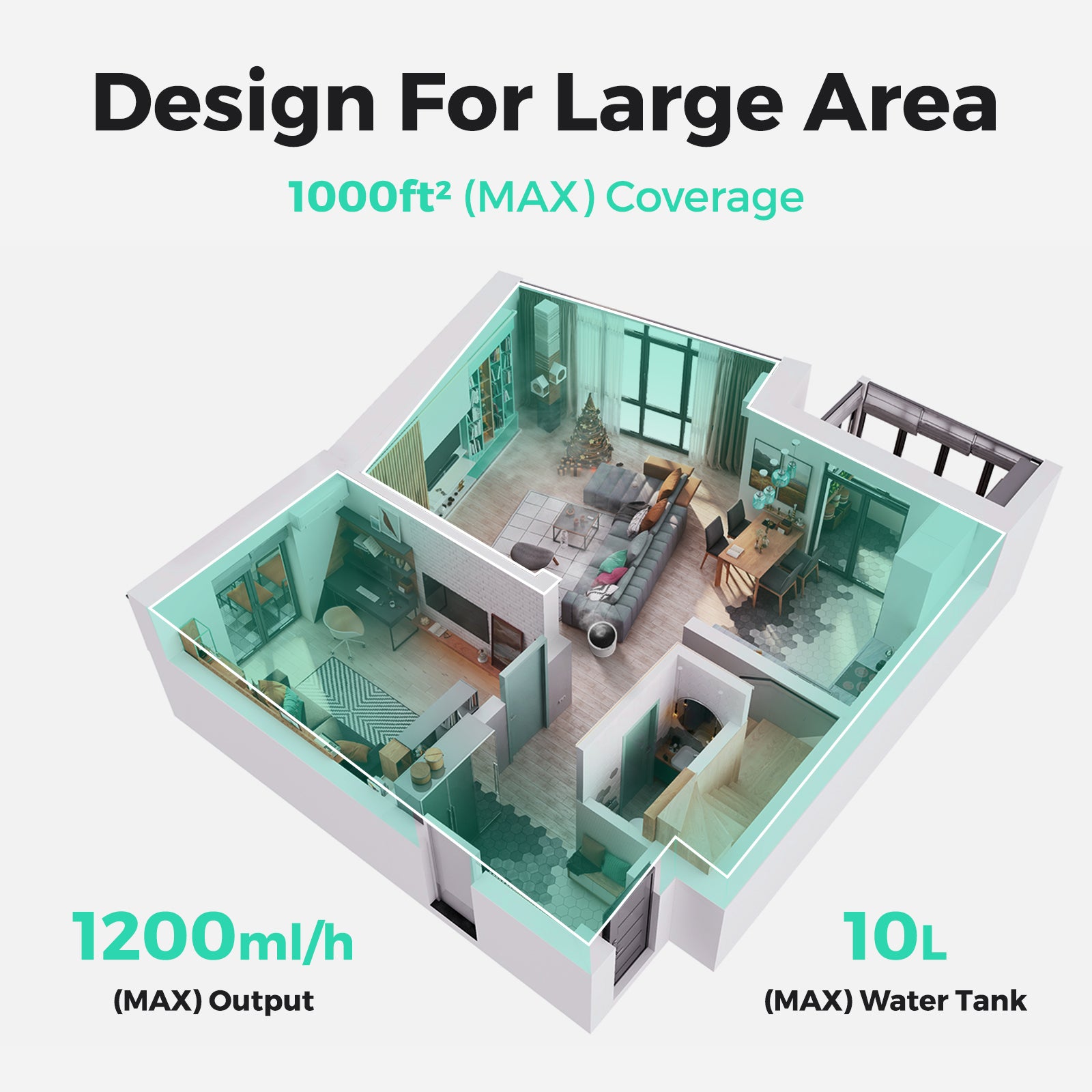 Humidificateur à vapeur 10L Steam
