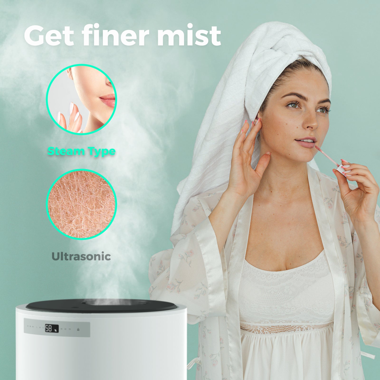 Humidificateur à vapeur 10L Steam