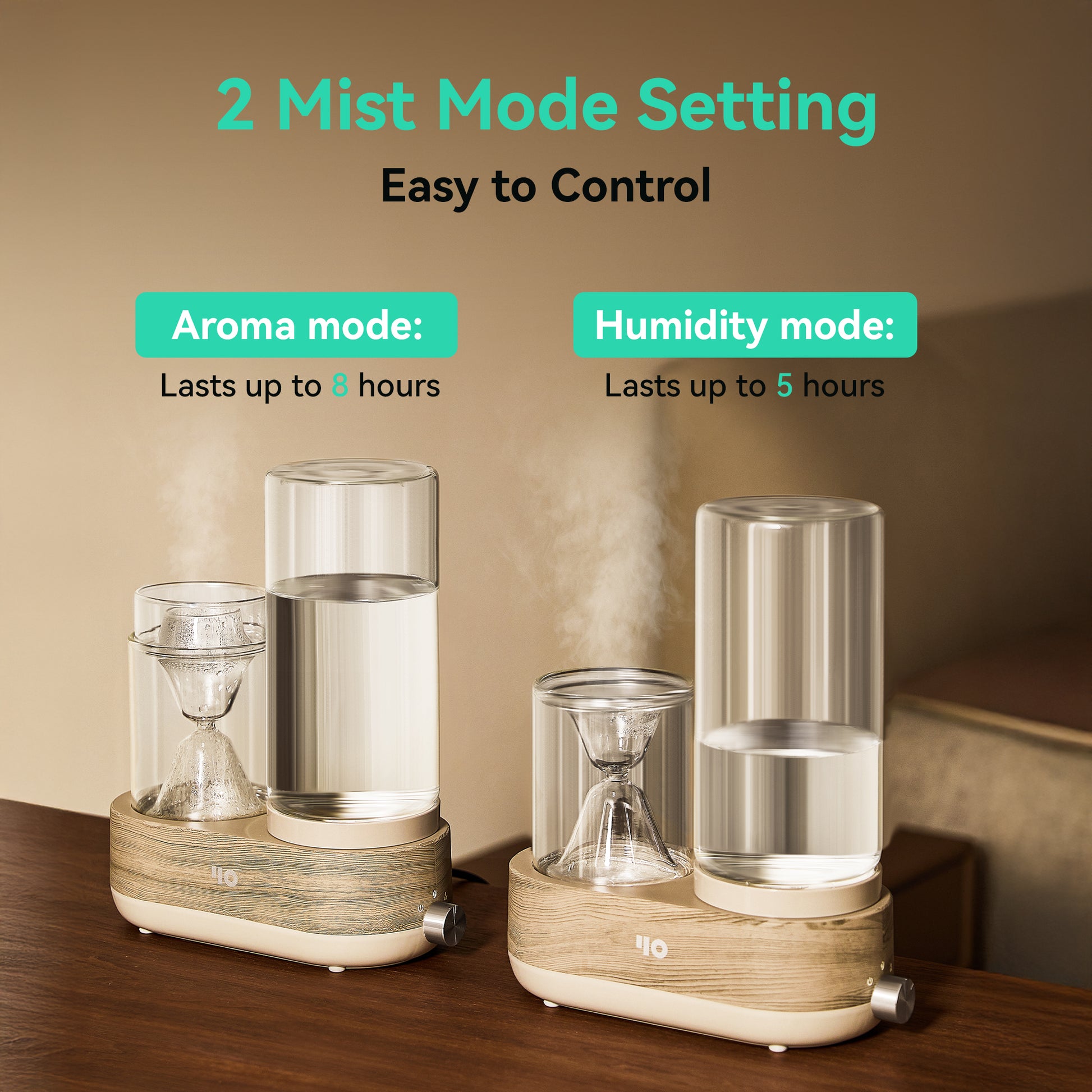 Y&O Steam Aroma - Glass Steam Essential Oil Diffuser