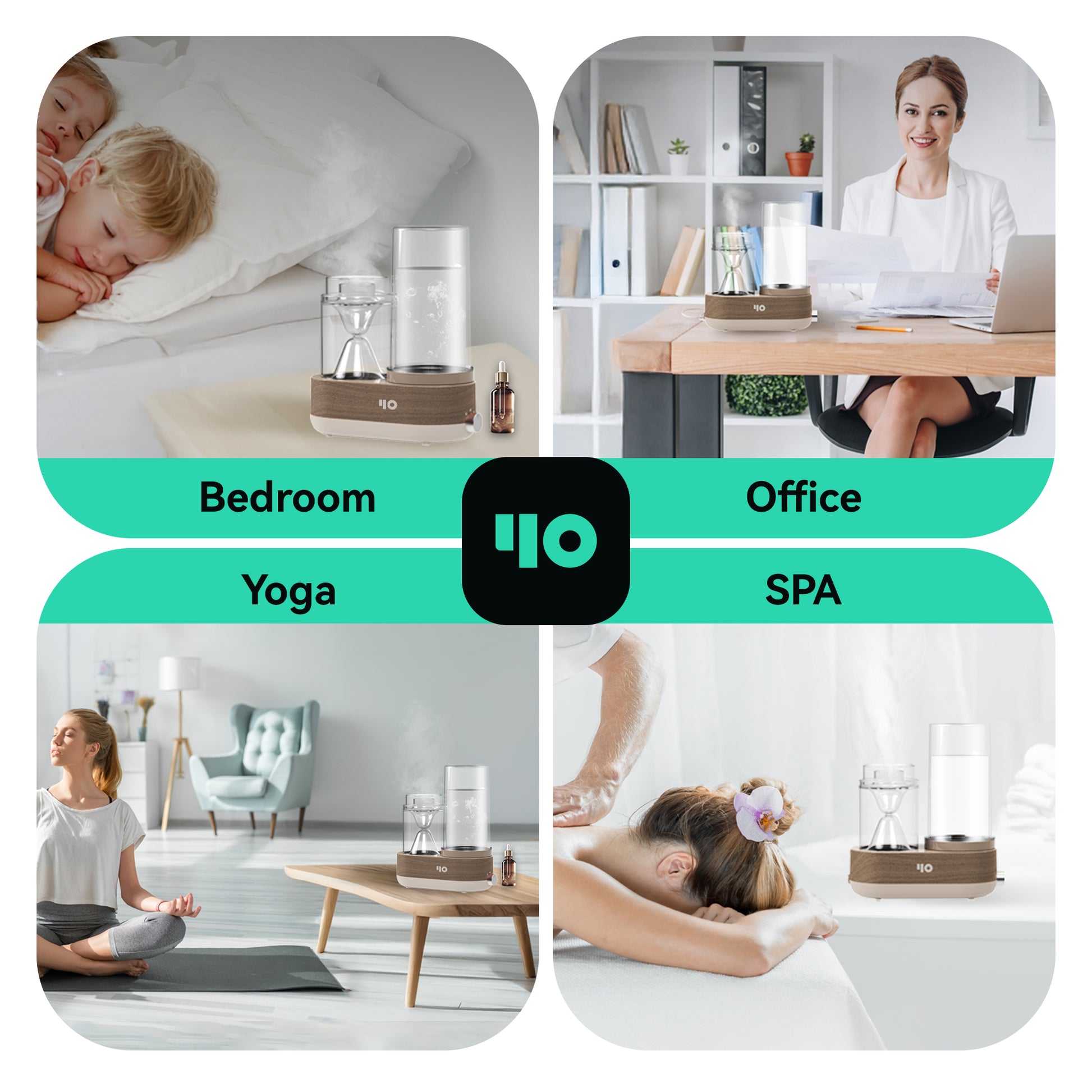 Y&O Steam Aroma - Glass Steam Essential Oil Diffuser