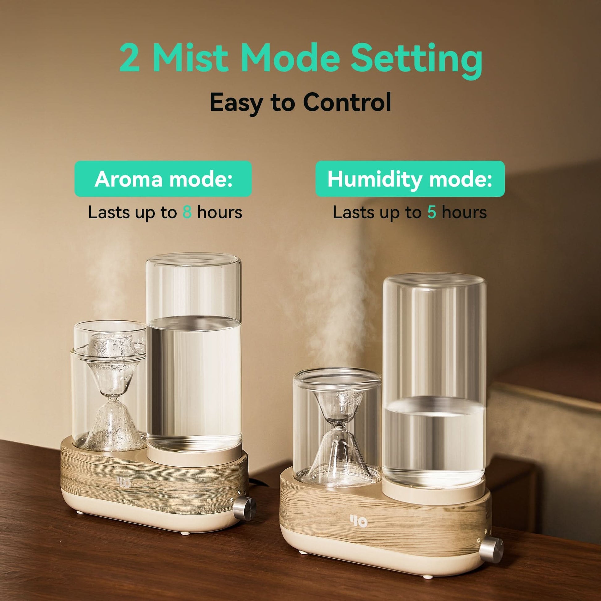 Y&O Steam Aroma - Glass Steam Essential Oil Diffuser - Y&O