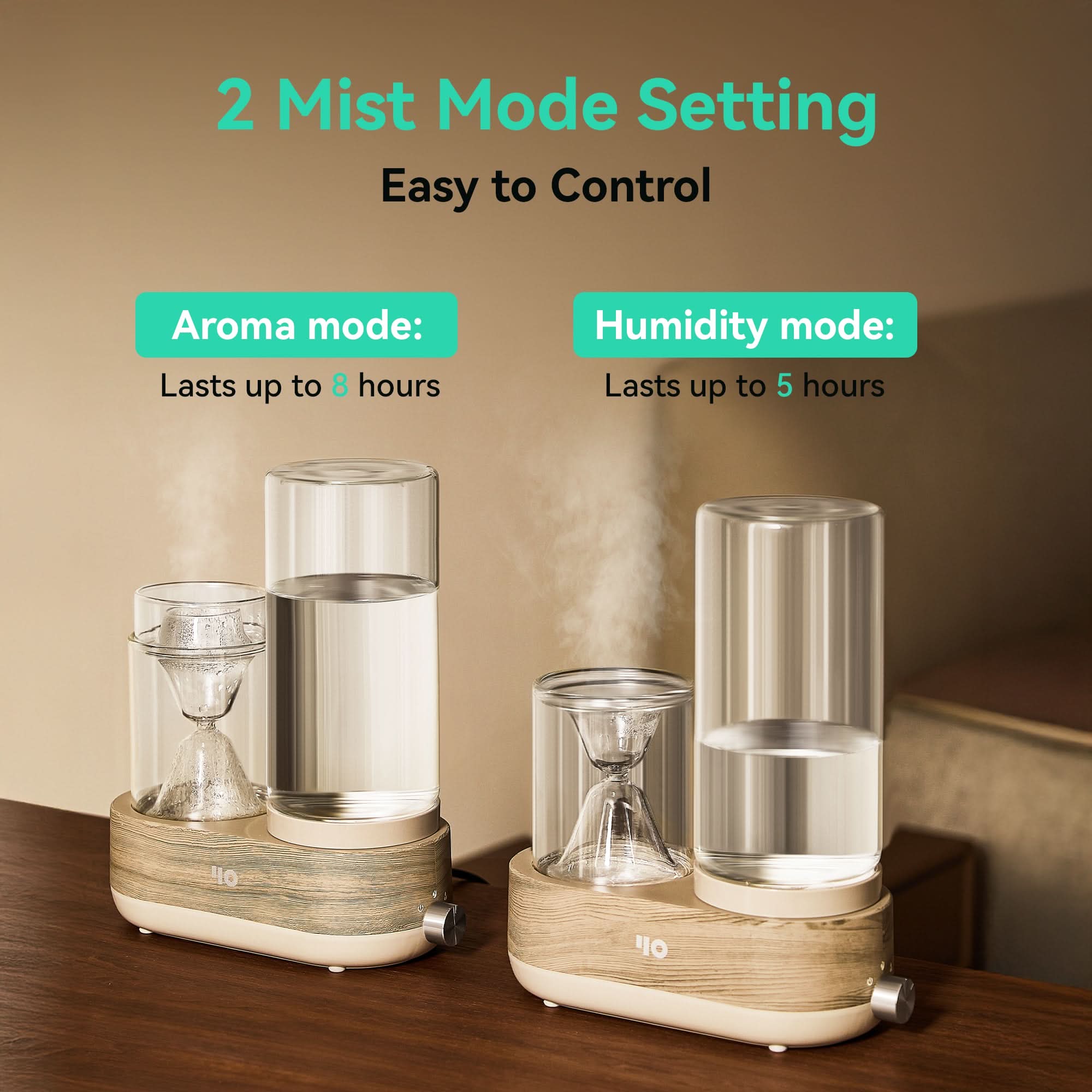 Y&O Steam Aroma - Glass Steam Essential Oil Diffuser - Y&O