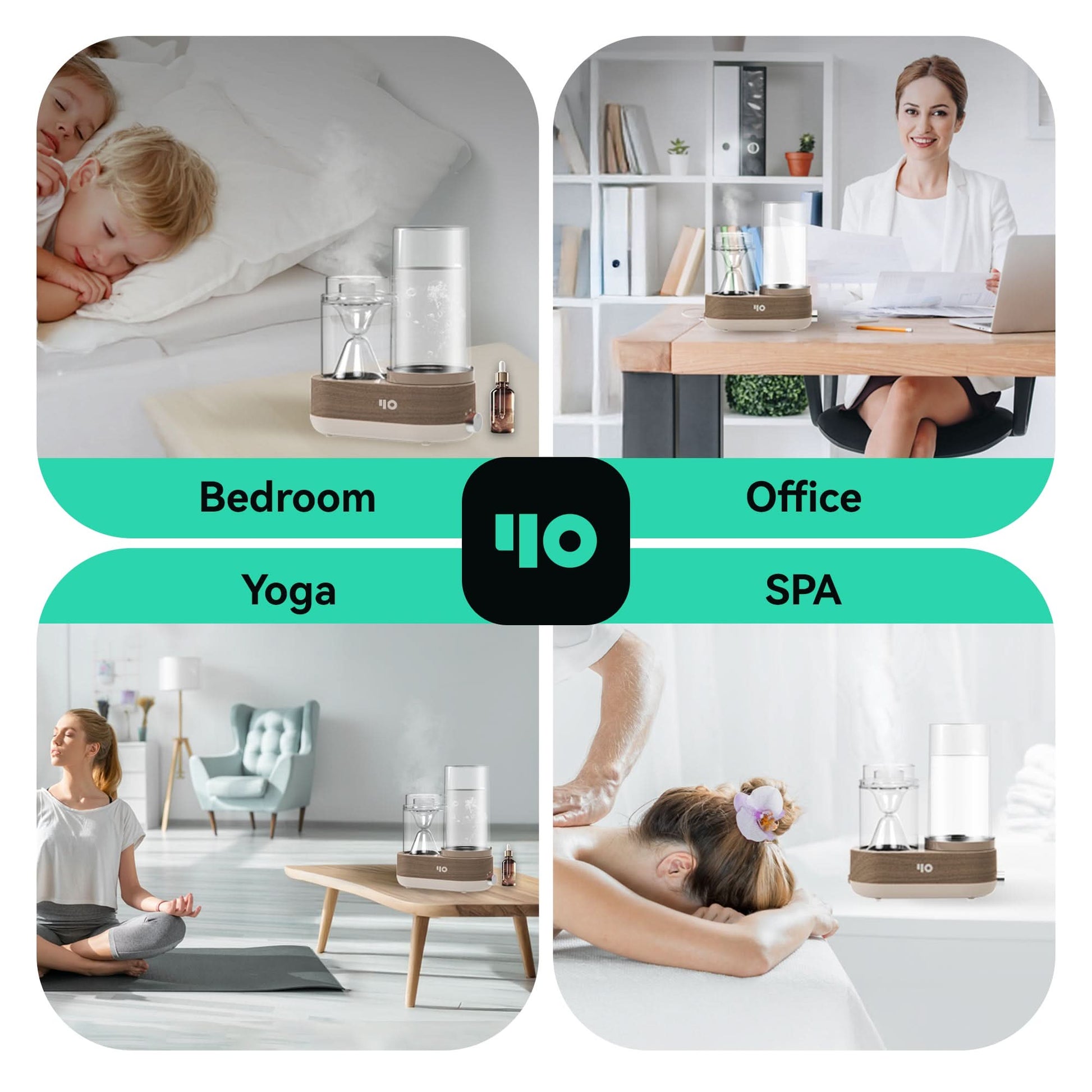 Y&O Steam Aroma - Glass Steam Essential Oil Diffuser - Y&O